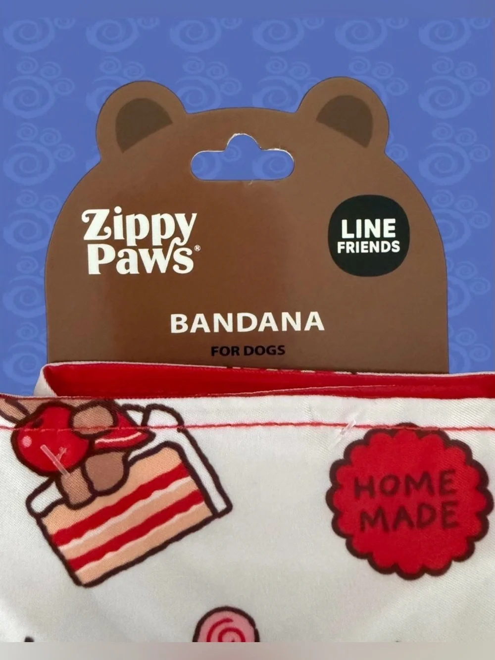 Zippy Paws Line Friends Dog Bandana Petit Sweets #linefriends